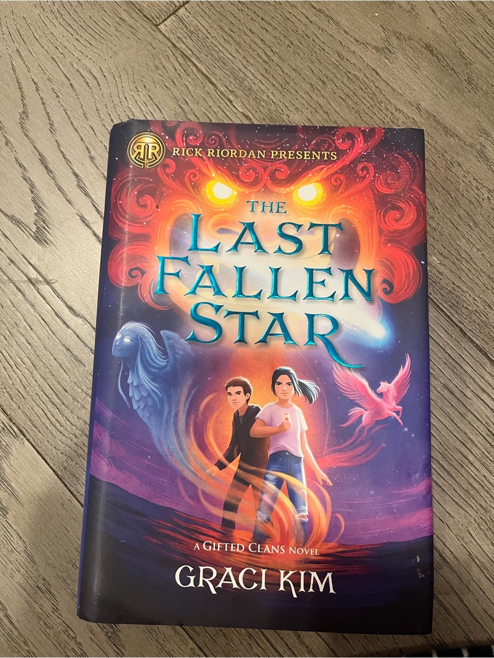 The Last Fallen Star by Graci Kim - Vibrant Purple/Blue Cover